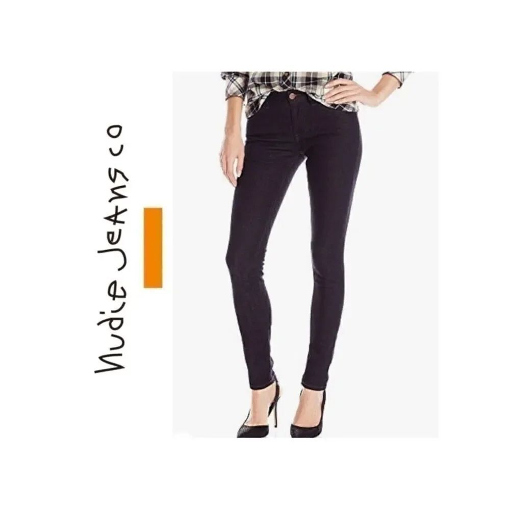 Nudie Jeans Skinny Lin Dry Steel Jeans